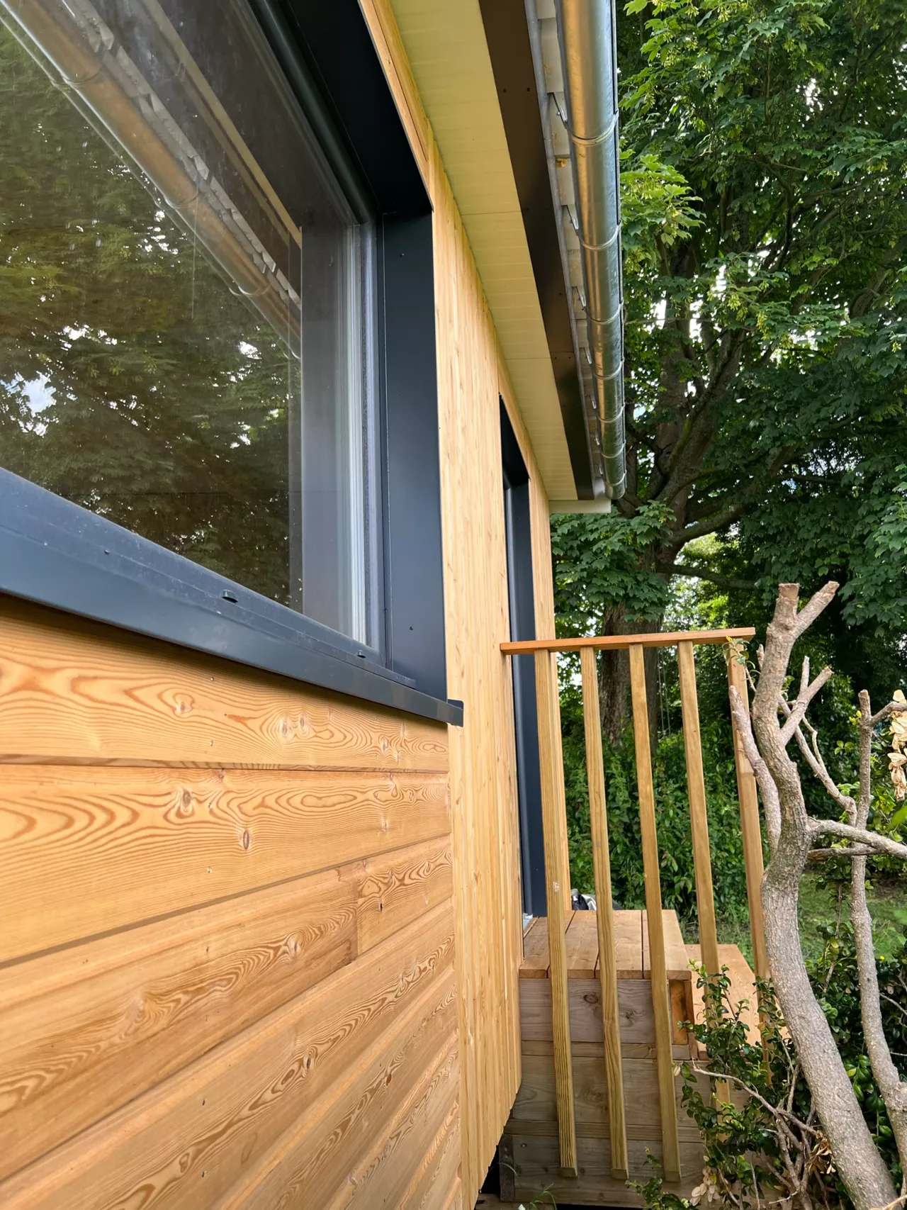 Pose de bardage bois dans le pas de calais